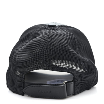 Gucci GG Supreme Monogram Baseball Hat M 58 Black 5 of 11