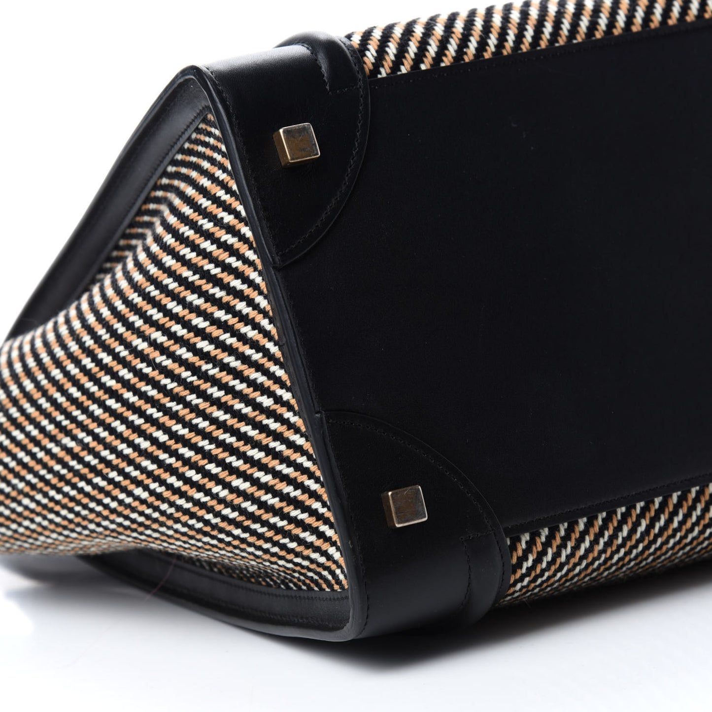 Twill Smooth Calfskin Mini Luggage Dune Black