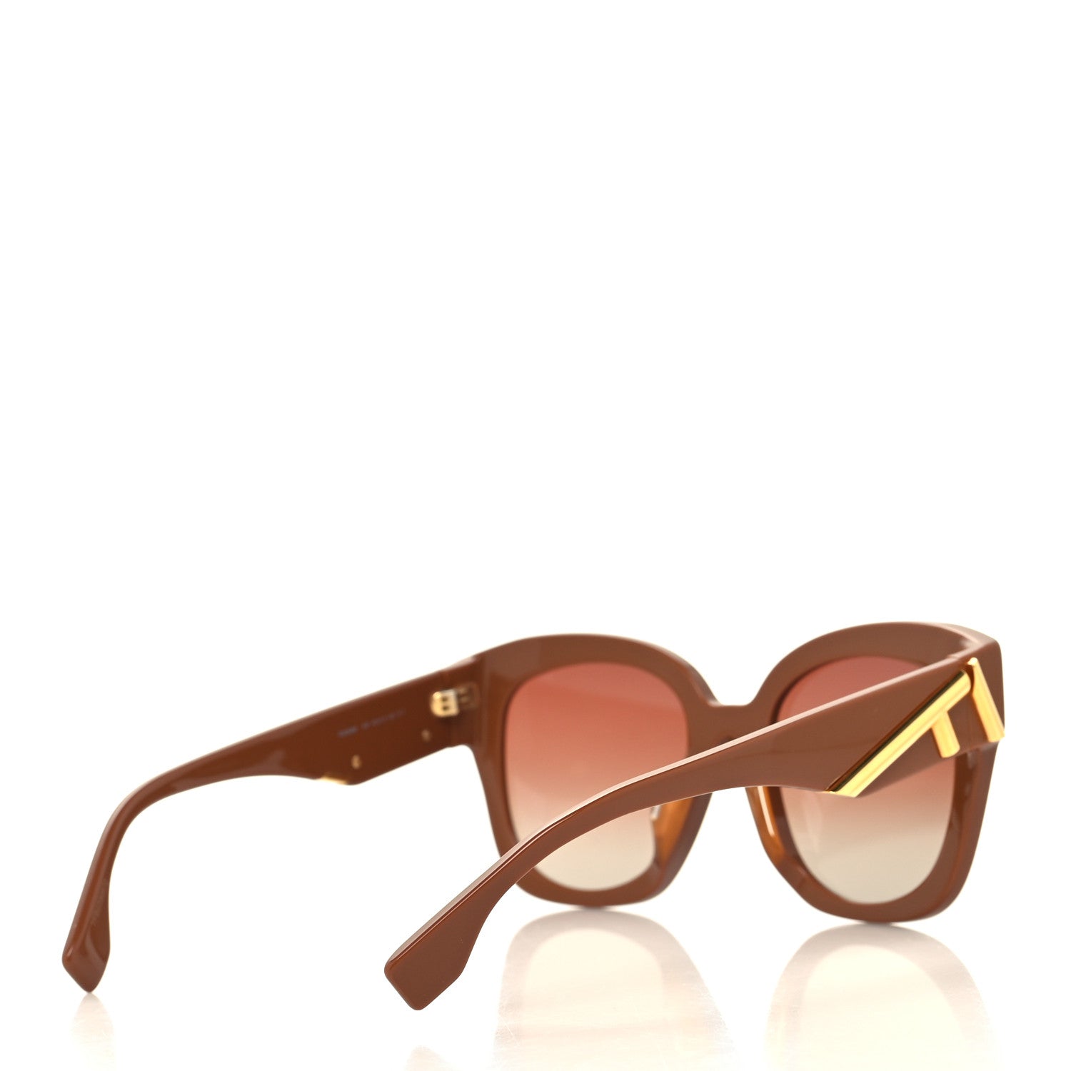 Fendi Acetate Sunglasses FE40098F Brown 4 of 7