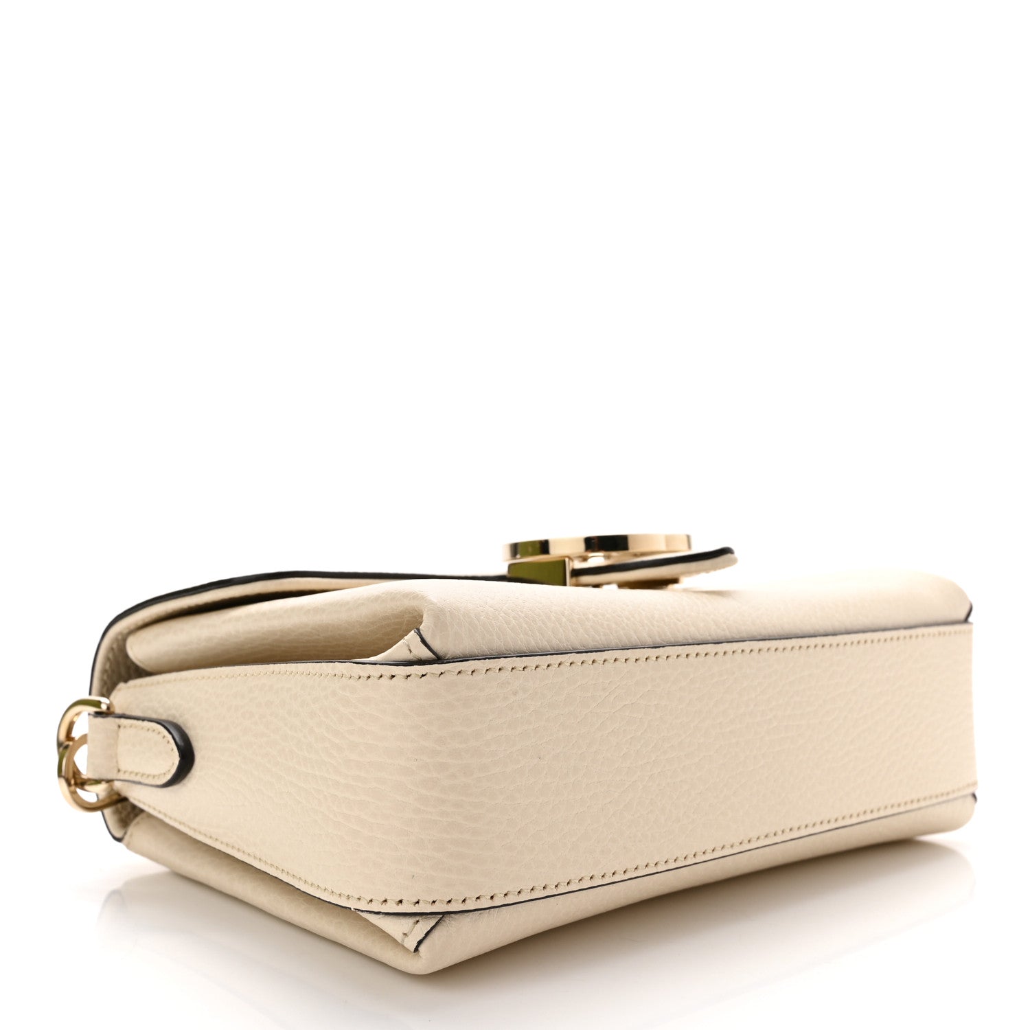 Gucci Dollar Calfskin Interlocking G Crossbody Bag Mystic White 4 of 11