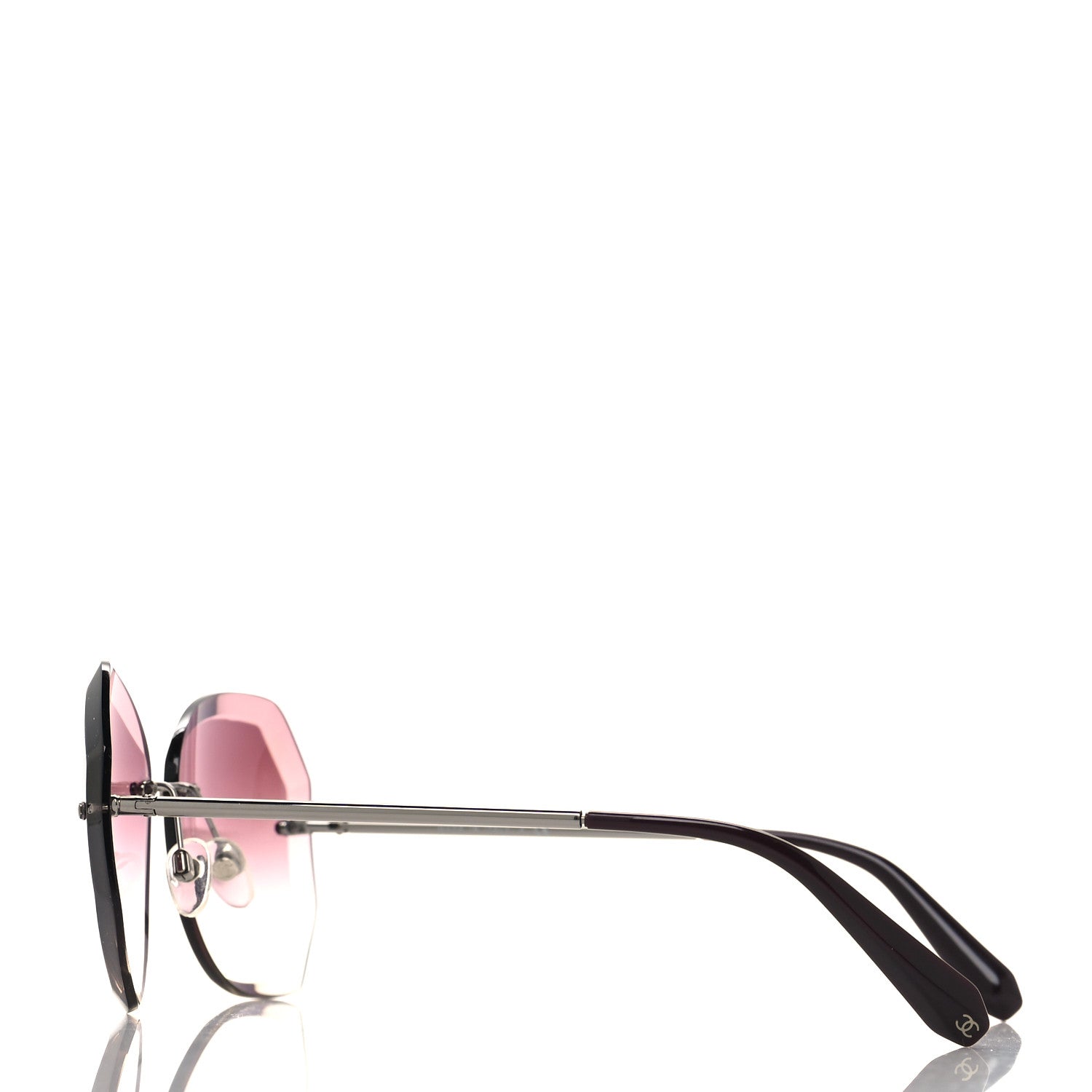 Chanel Metal Spring Round Sunglasses 4220 Pink 3 of 7