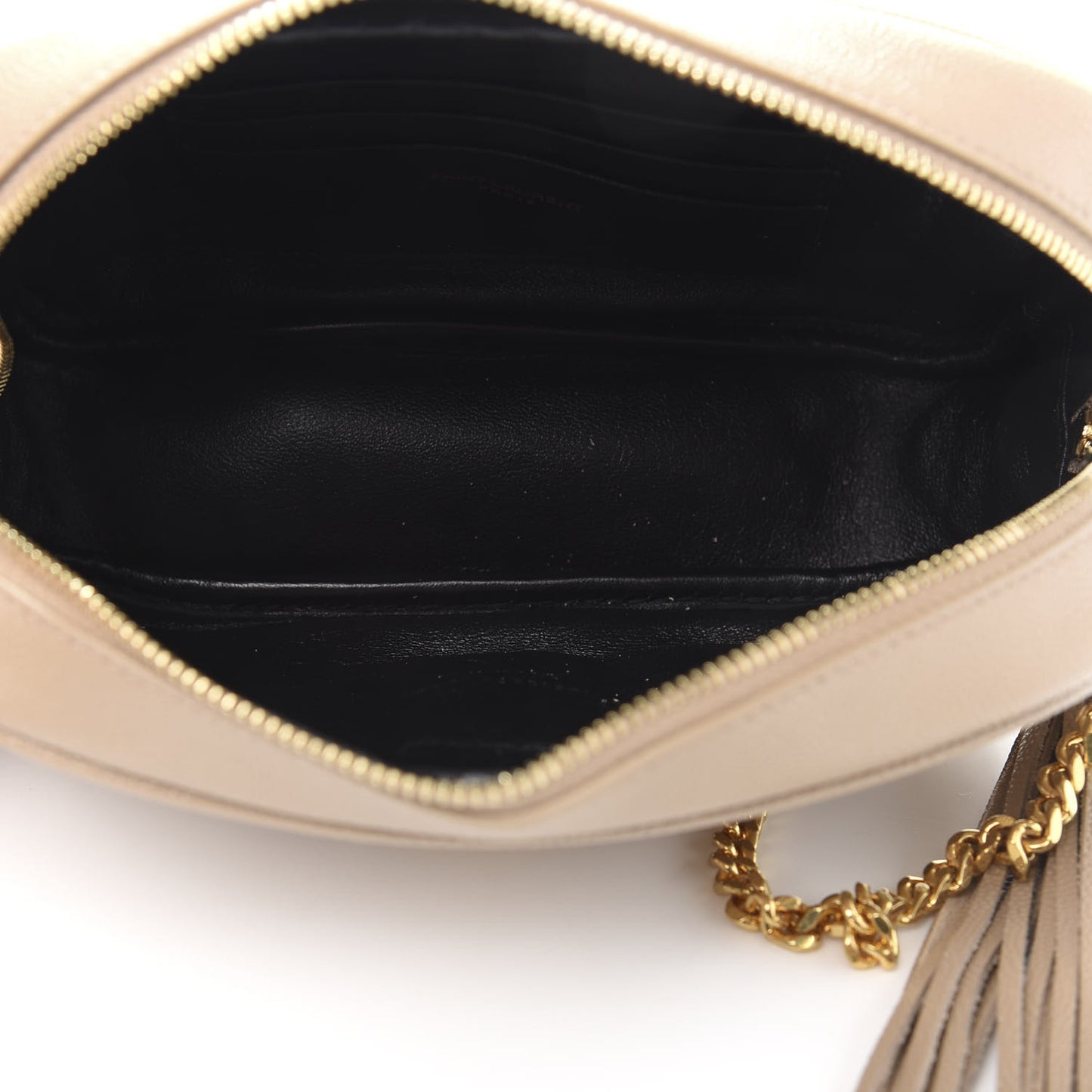 Grain De Poudre Matelasse Monogram Mini Lou Camera Bag Dark Beige