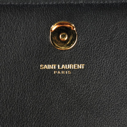 Saint Laurent Jacquard Palm Tree Small Classic Monogram Satchel Multi 6 of 7