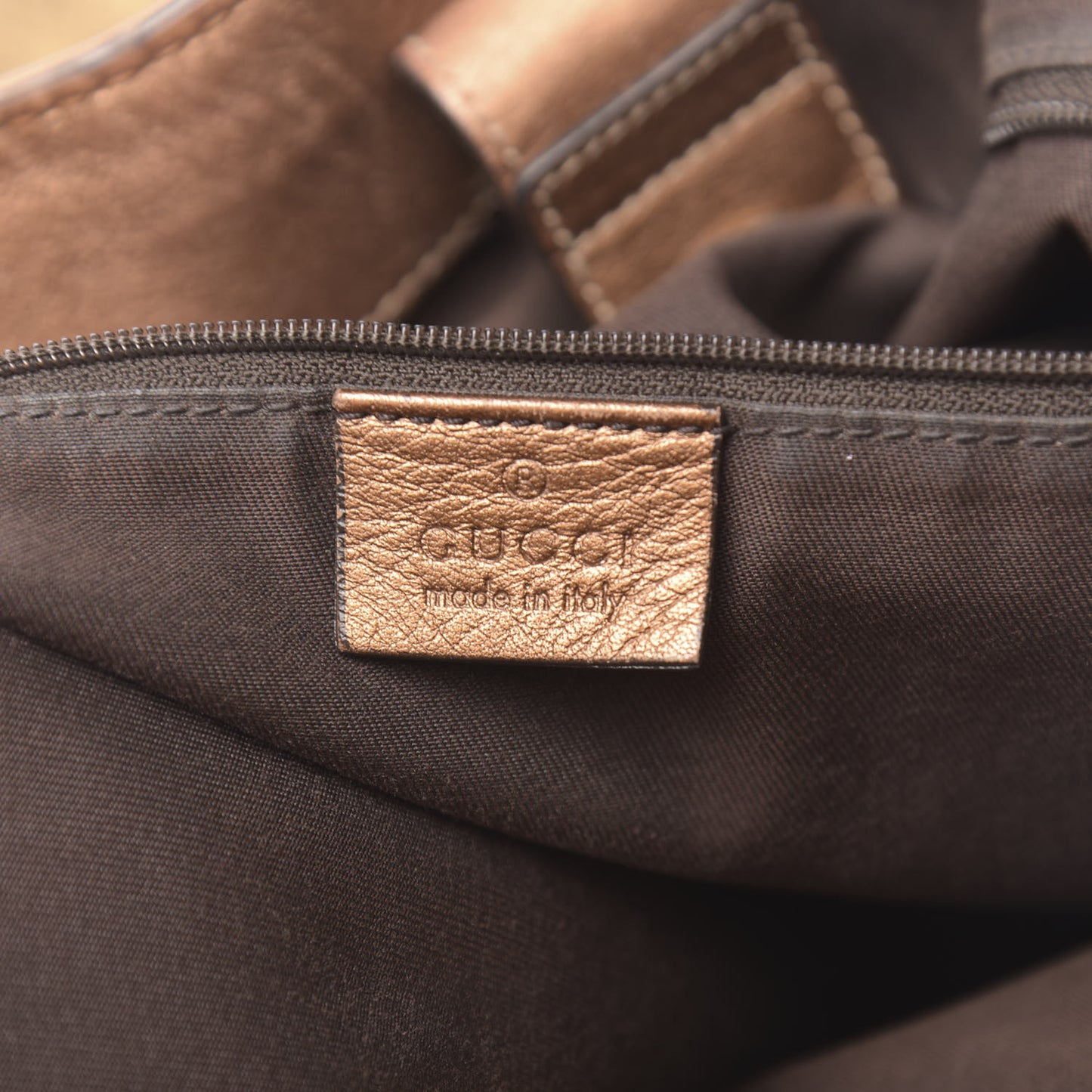 Monogram Large Sukey Tote Bronze