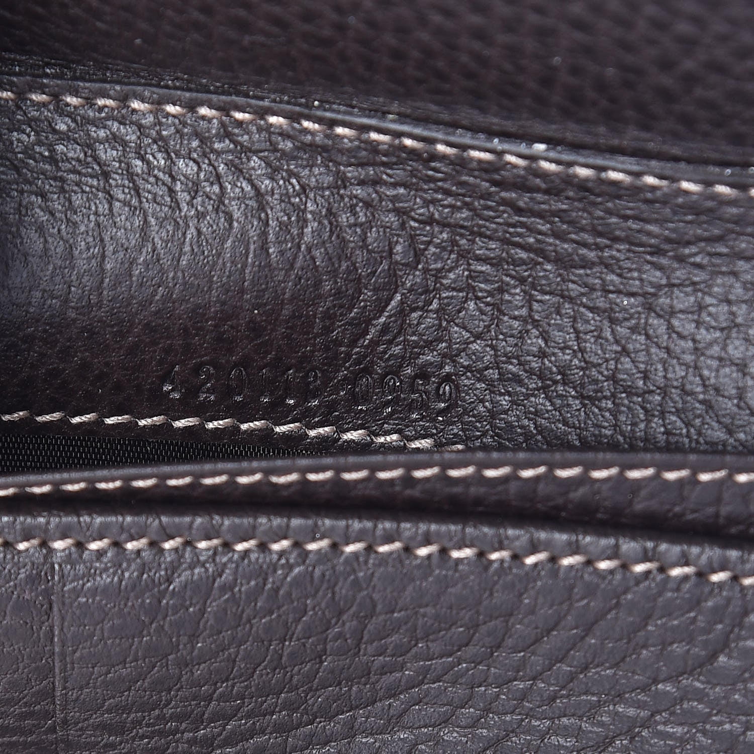 Gucci Crystal Monogram Zip Around Wallet Brown 7 of 10
