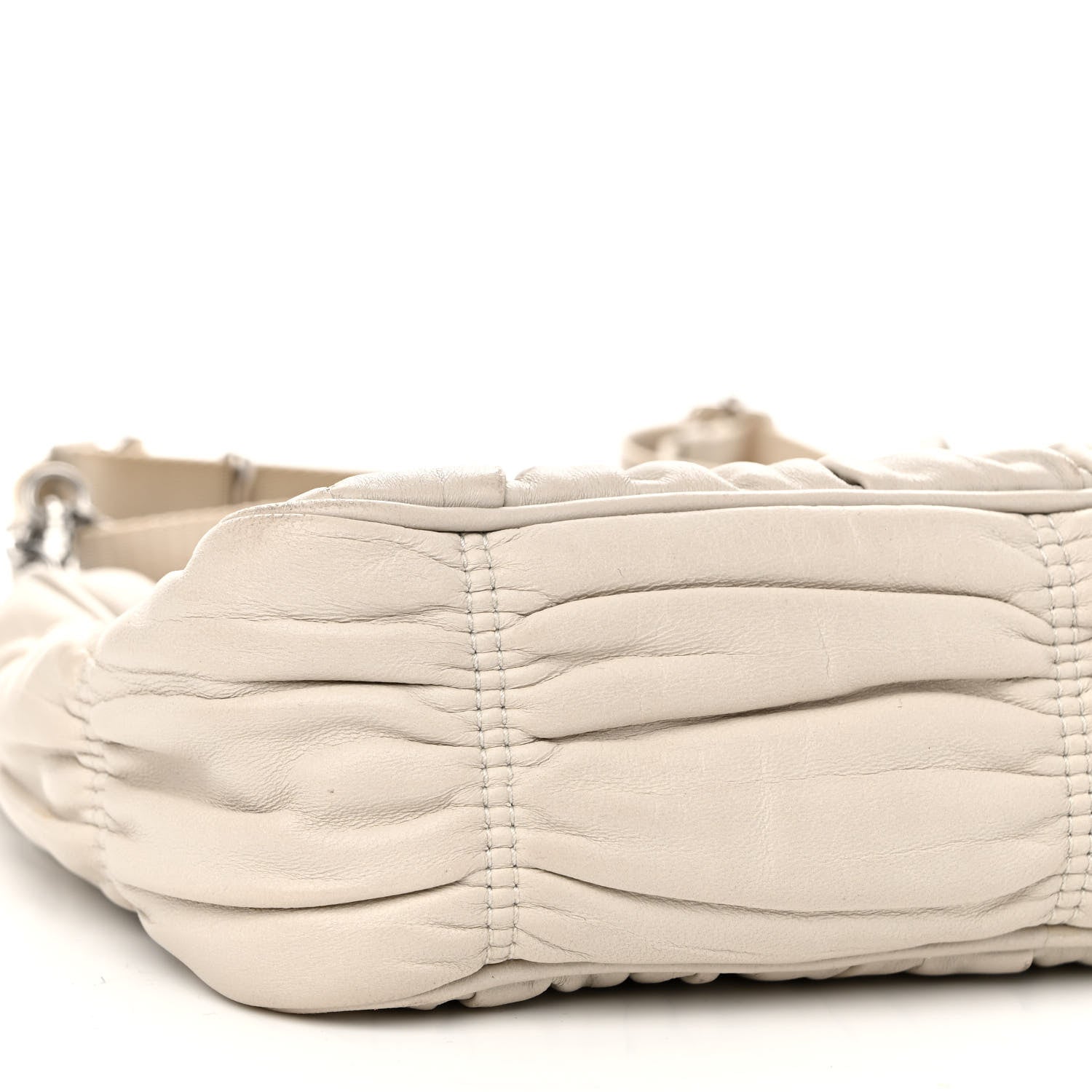 Prada Nappa Gaufre Re-Edition 2005 Shoulder Bag Talco 10 of 13