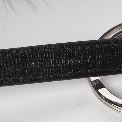 Fendi Vitello Elite Fox Goat Fur Igor Monster Bag Bug Cube Charm Rosso Black White 6 of 9