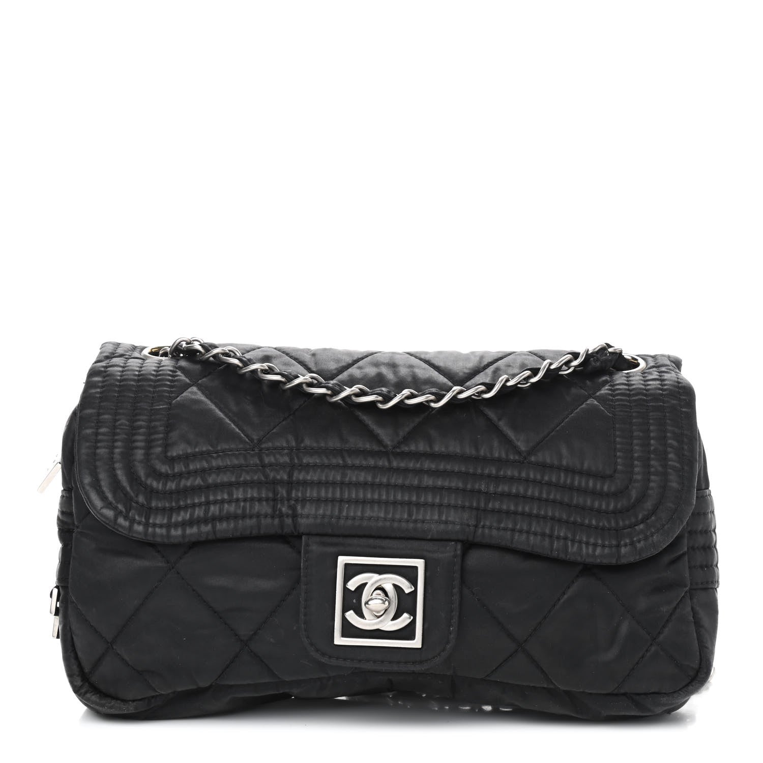 Chanel Nylon Ski Sport Flap Black 1 of 10
