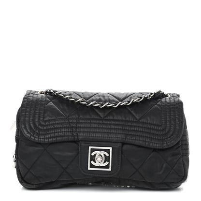Chanel Nylon Ski Sport Flap Black 1 of 10