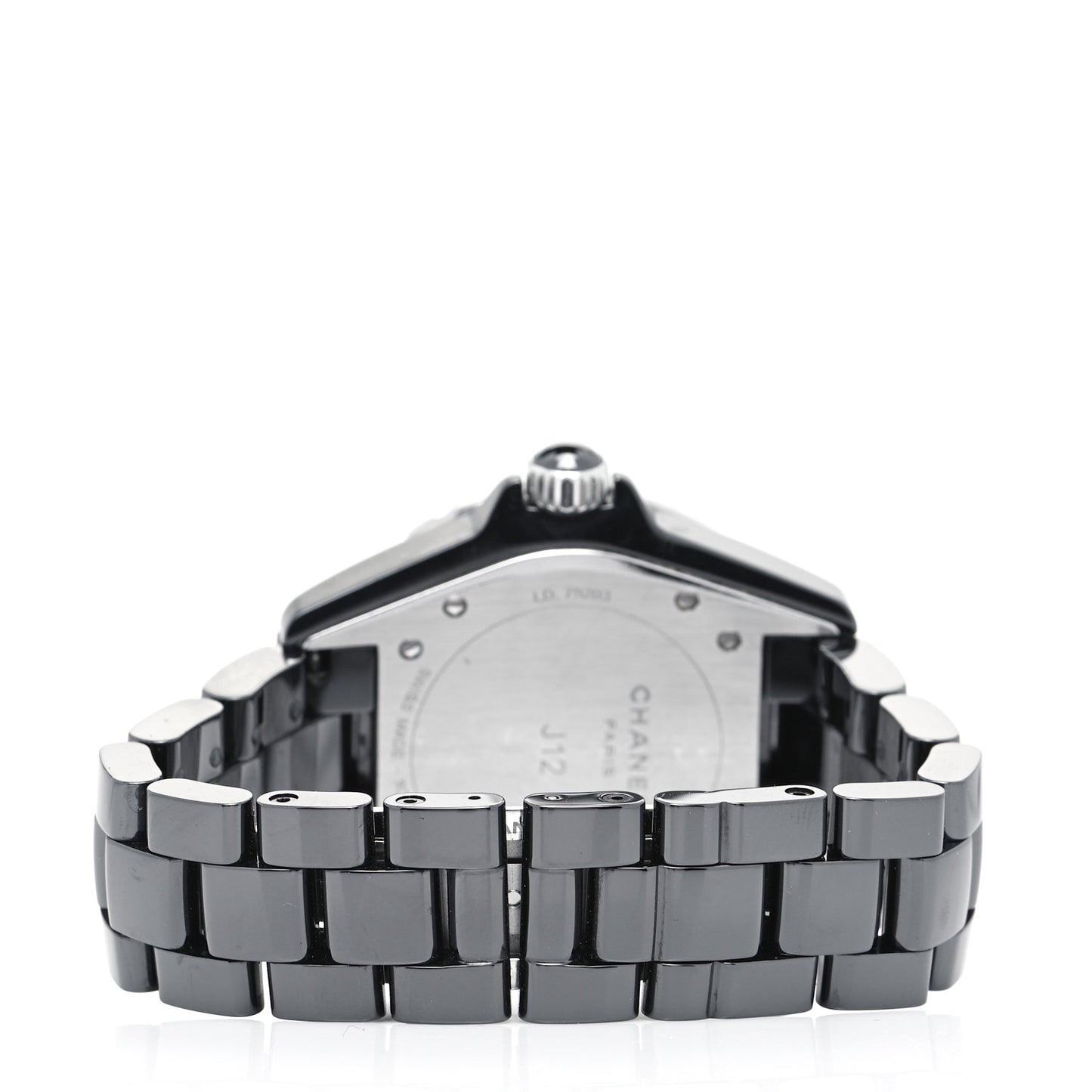 Stainless Steel Ceramic 38mm J12 Automatic Watch Black