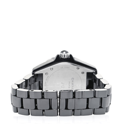 Chanel Stainless Steel Ceramic 38mm J12 Automatic Watch Black 3 of 5