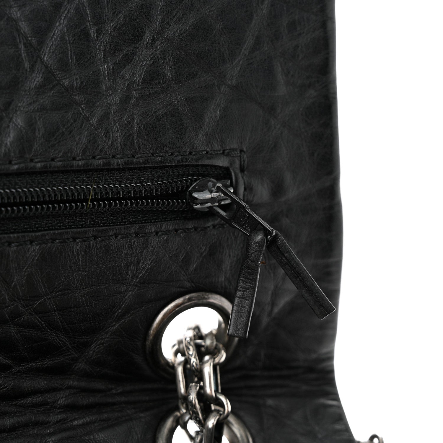 Chanel Aged Calfskin Quilted 2.55 Reissue 226 Flap Black 12 of 12