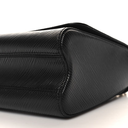 Louis Vuitton Epi Twist Monogram Flower Chain Shoulder Bag MM Black 10 of 10