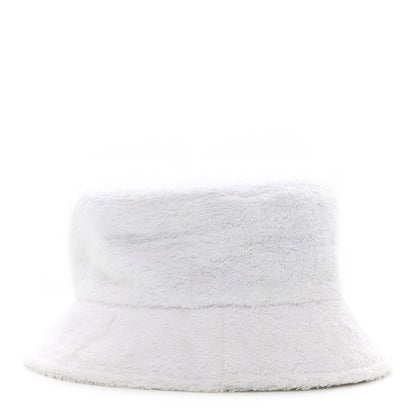 Chanel Terry Cloth CC Bucket Hat M White 6 of 9