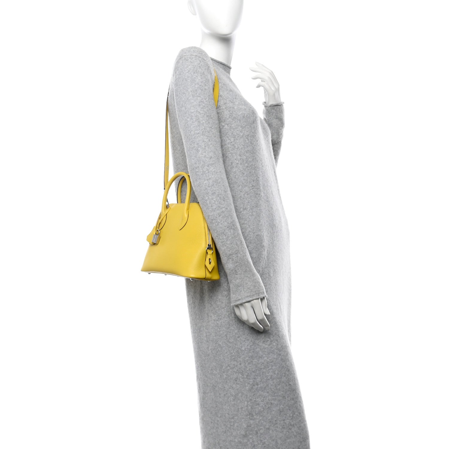 Hermes Epsom 1923 Bolide 25 Jaune De Naples 2 of 11