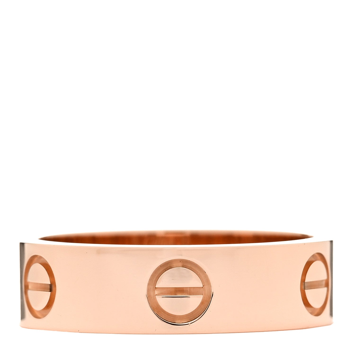 Cartier 18K Pink Gold 5.5mm LOVE Ring 55 7.25 3 of 6