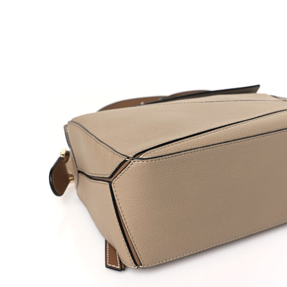 Loewe Grained Calfskin Small Puzzle Bag Sand Mink 7 of 8