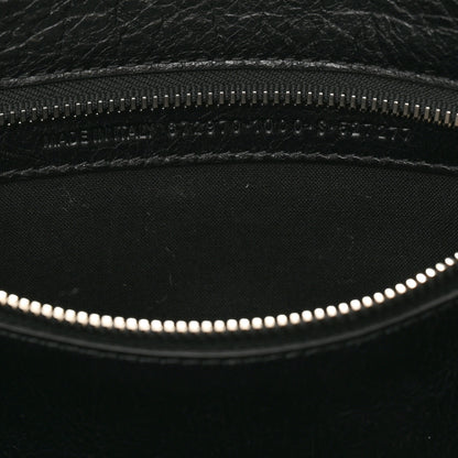 Balenciaga Agneau Arena Large Barbes Z Pouch with Handle Black 7 of 10