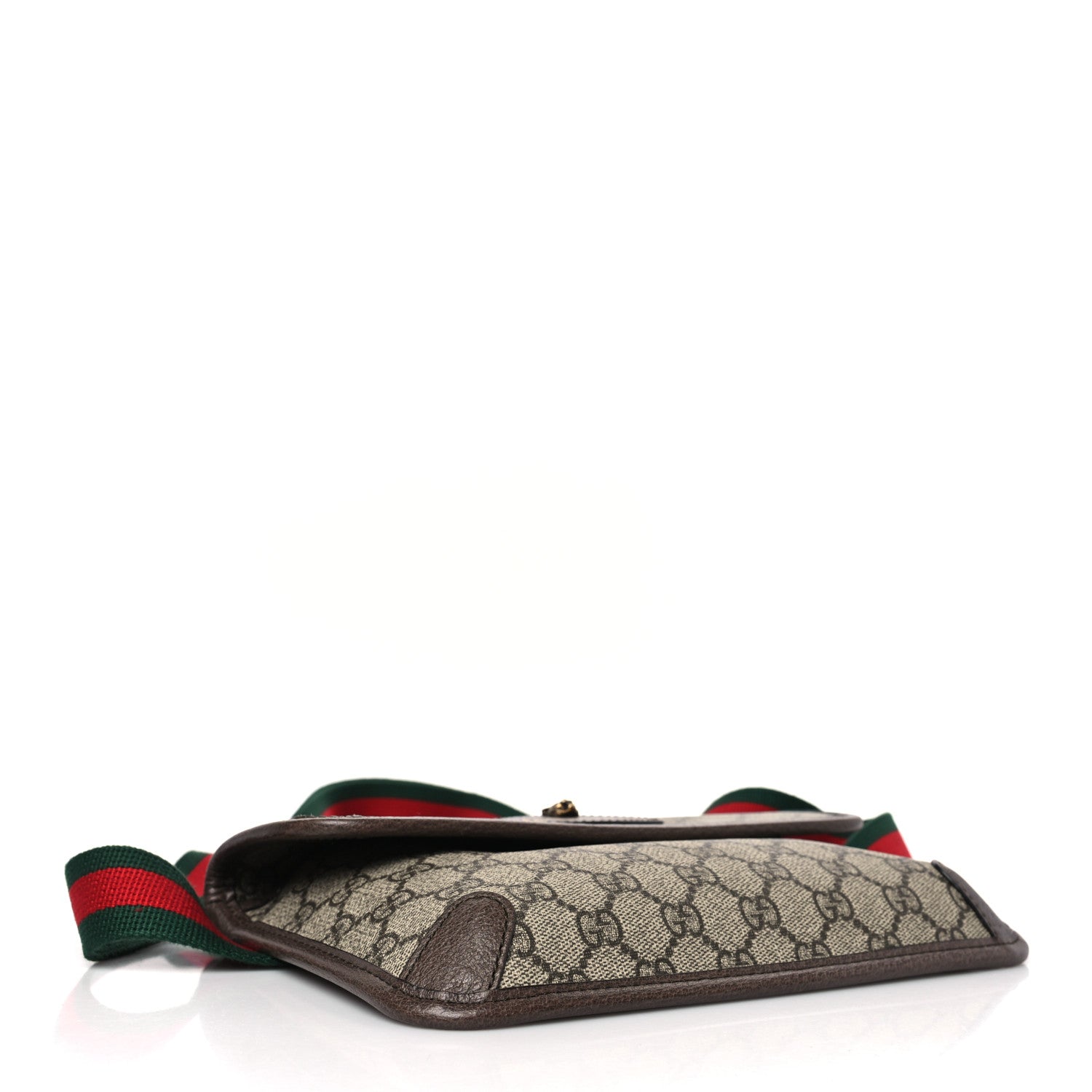 Gucci GG Supreme Monogram Neo Vintage Web Belt Bag Brown 4 of 9