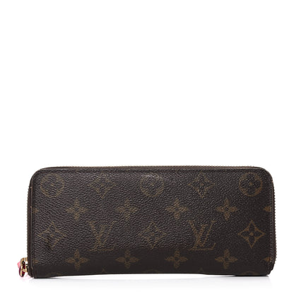 Louis Vuitton Monogram Clemence Wallet Fuchsia 1 of 15
