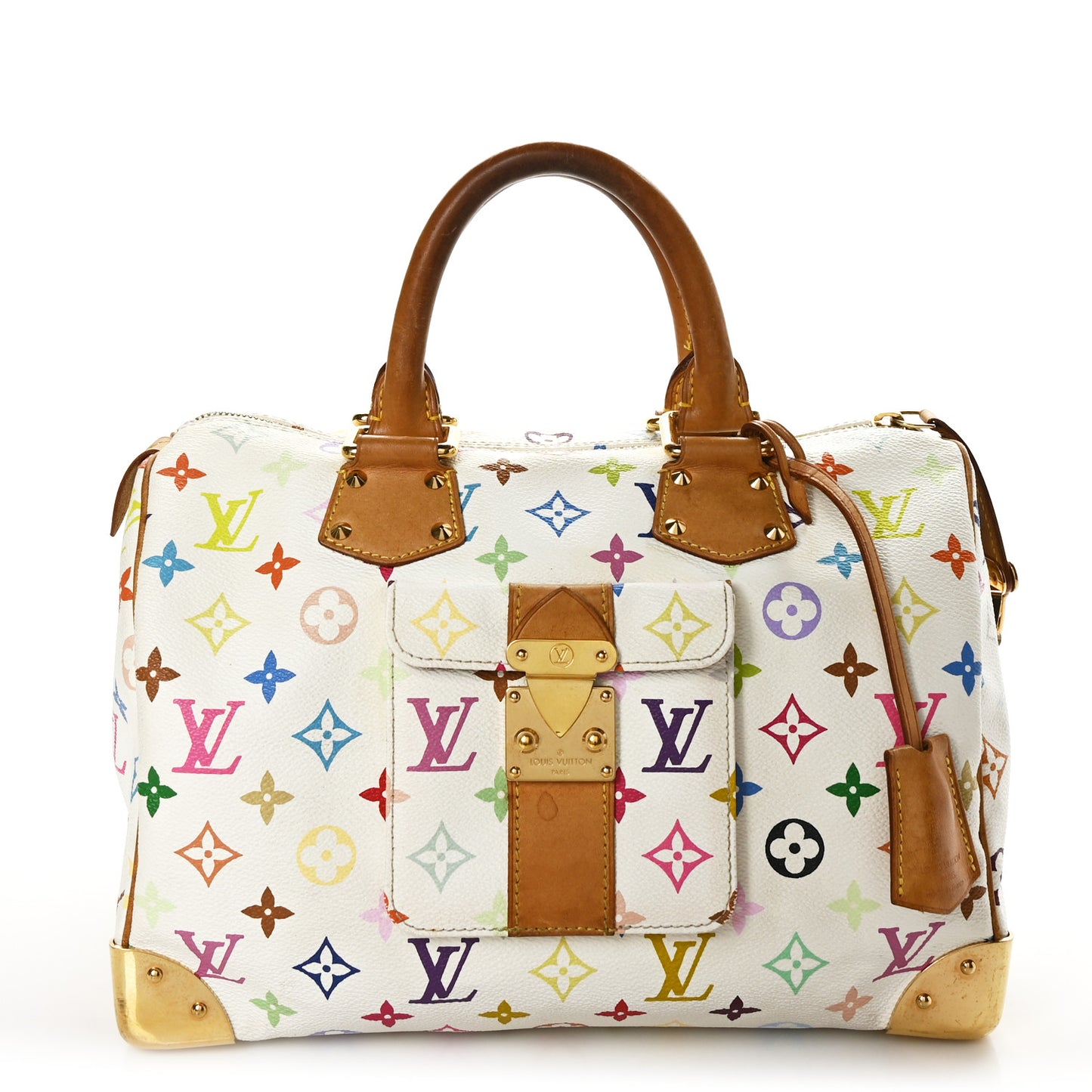 Monogram Multicolor Speedy 30 White