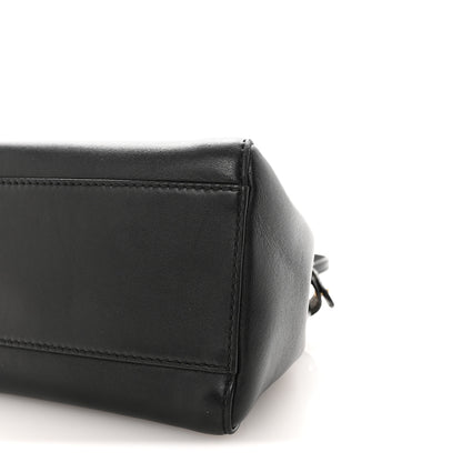 Fendi Nappa Mini Peekaboo Iconic Satchel Black 9 of 9