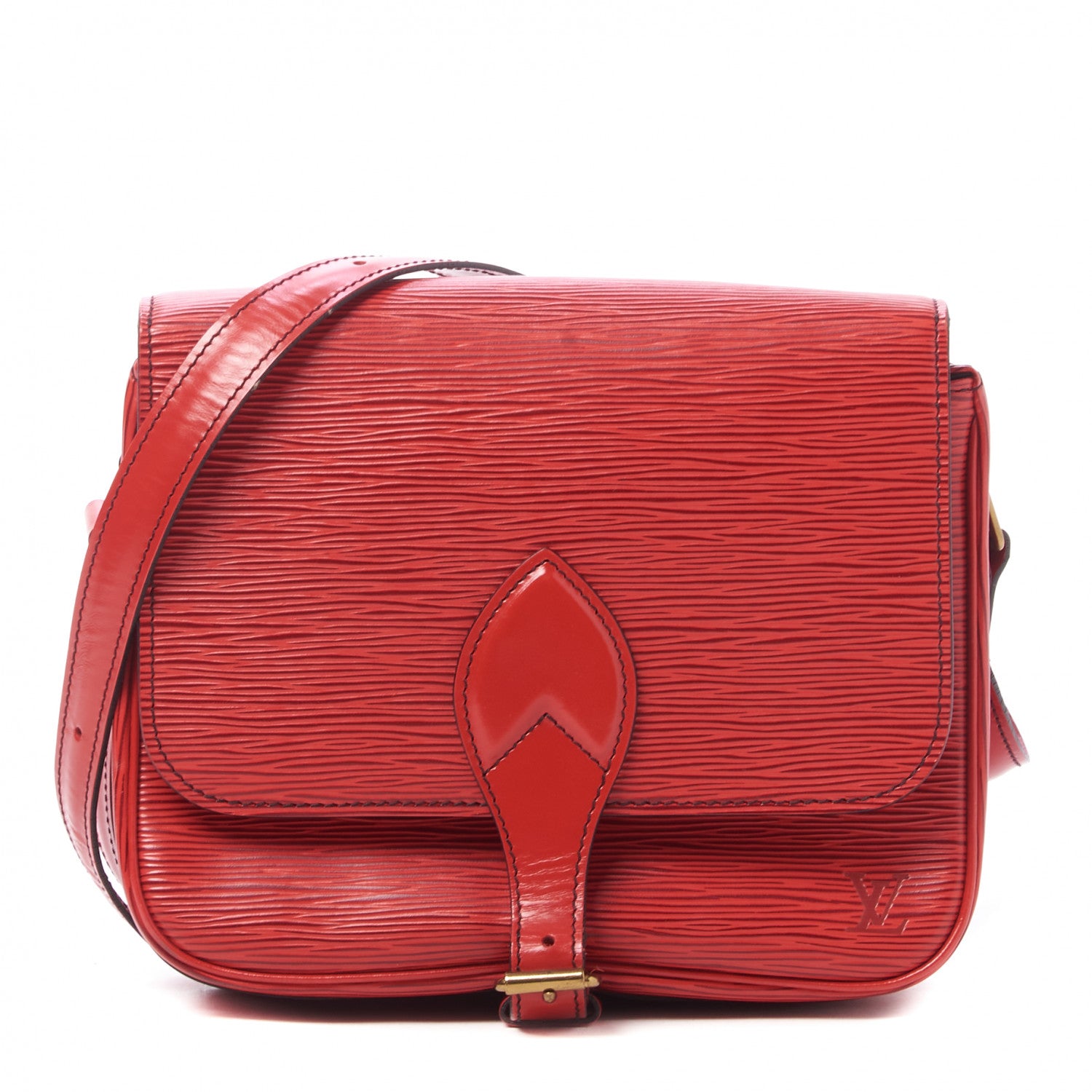 Louis Vuitton Epi Cartouchiere 22 Red 1 of 8
