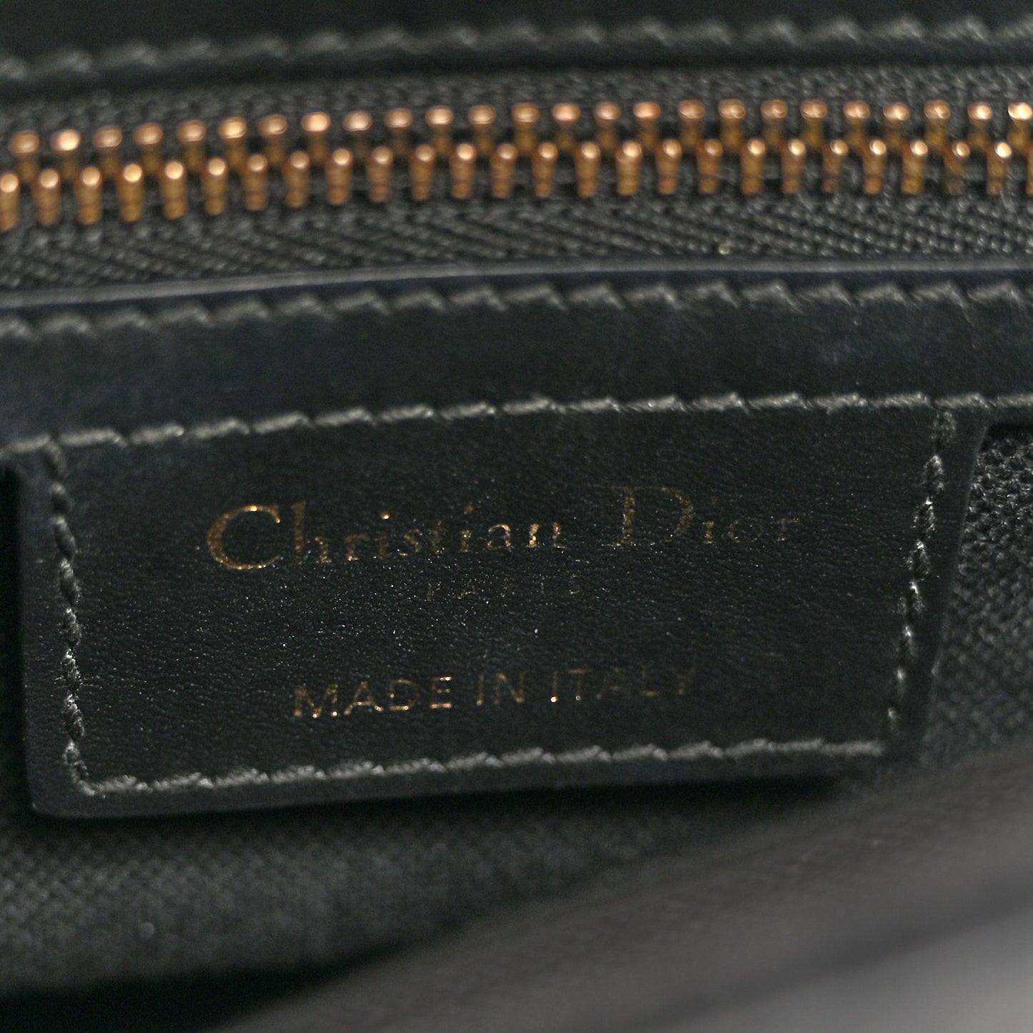 Monogram Saddle Bag Black