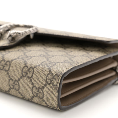 Gucci GG Supreme Monogram Mini Dionysus Chain Wallet Beige Taupe 10 of 11
