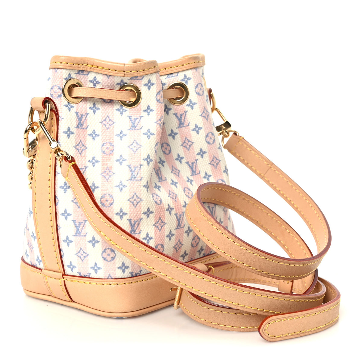 Minigram LV Stamp Nano Noe Blue