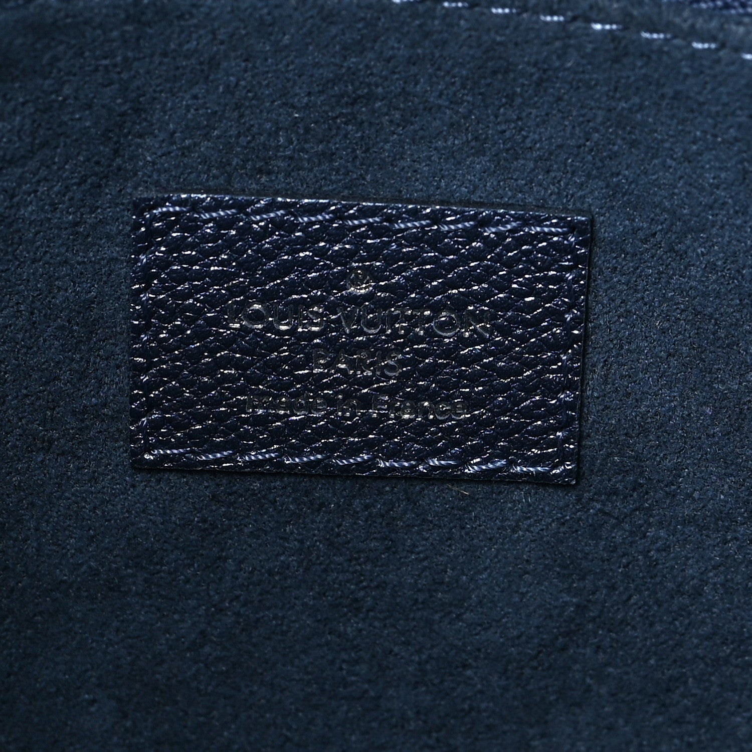 Louis Vuitton Metallic Empreinte Monogram Giant Onthego PM Navy Nacre 6 of 8