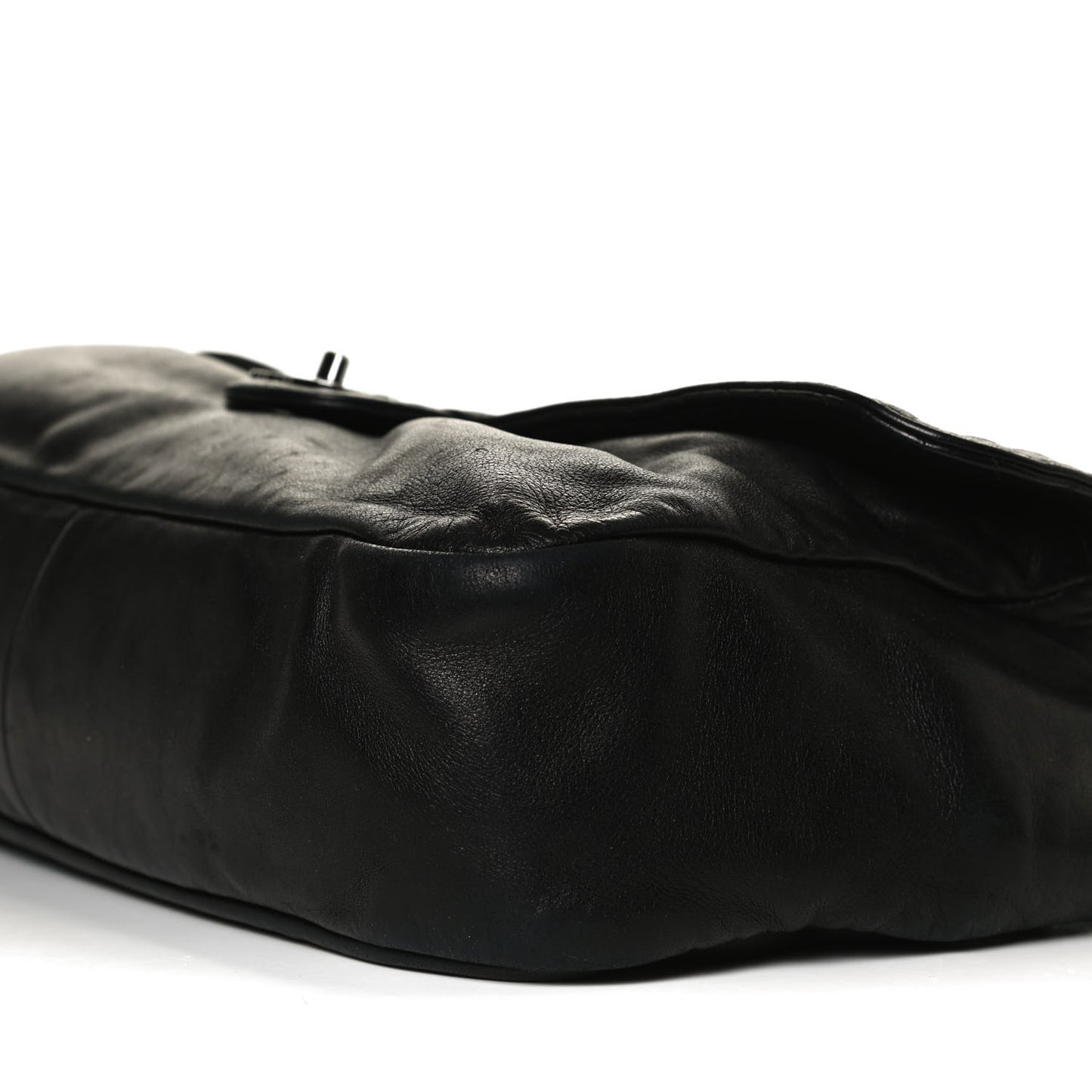 Lambskin Medium Soft and Chain Flap Black