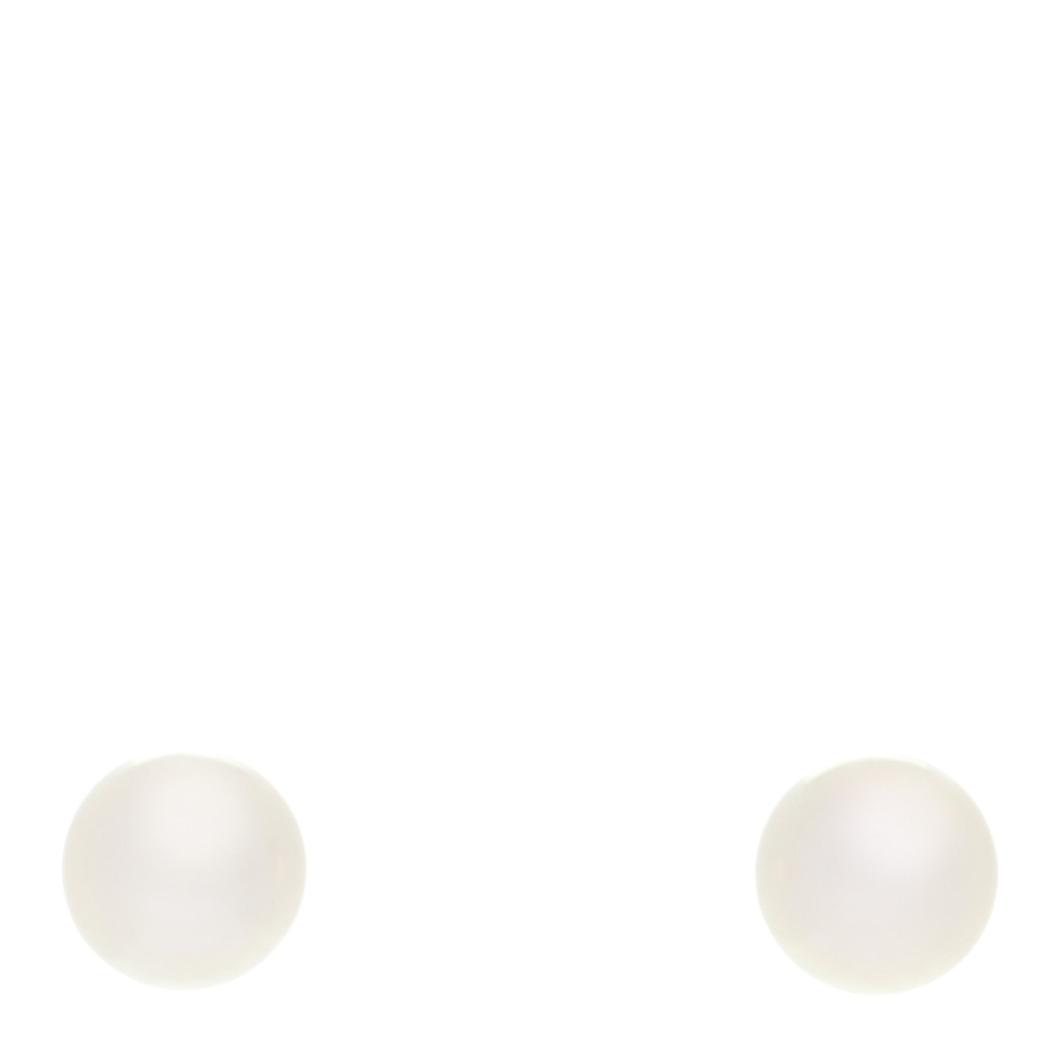 Mikimoto 18K White Gold Akoya Pearl 7.5mm Stud Earrings 1 of 4