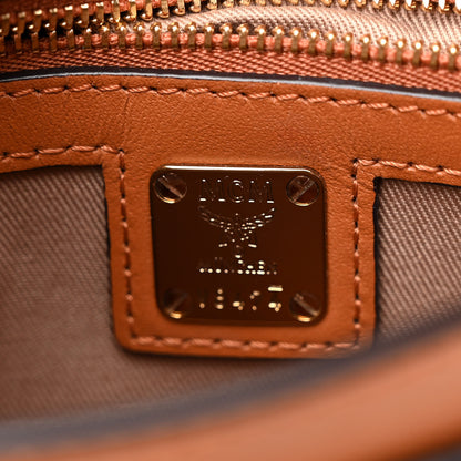 MCM Visetos Tracy Crossbody Cognac 6 of 11