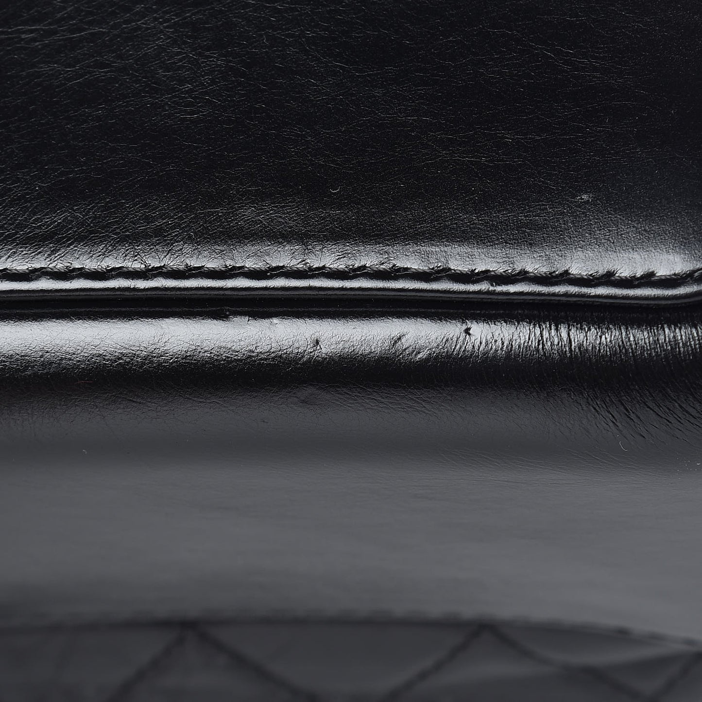 Aged Calfskin Quilted Medium Gabrielle Hobo Black