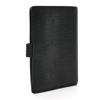 Louis Vuitton Epi Small Ring Agenda Cover Black 3 of 7