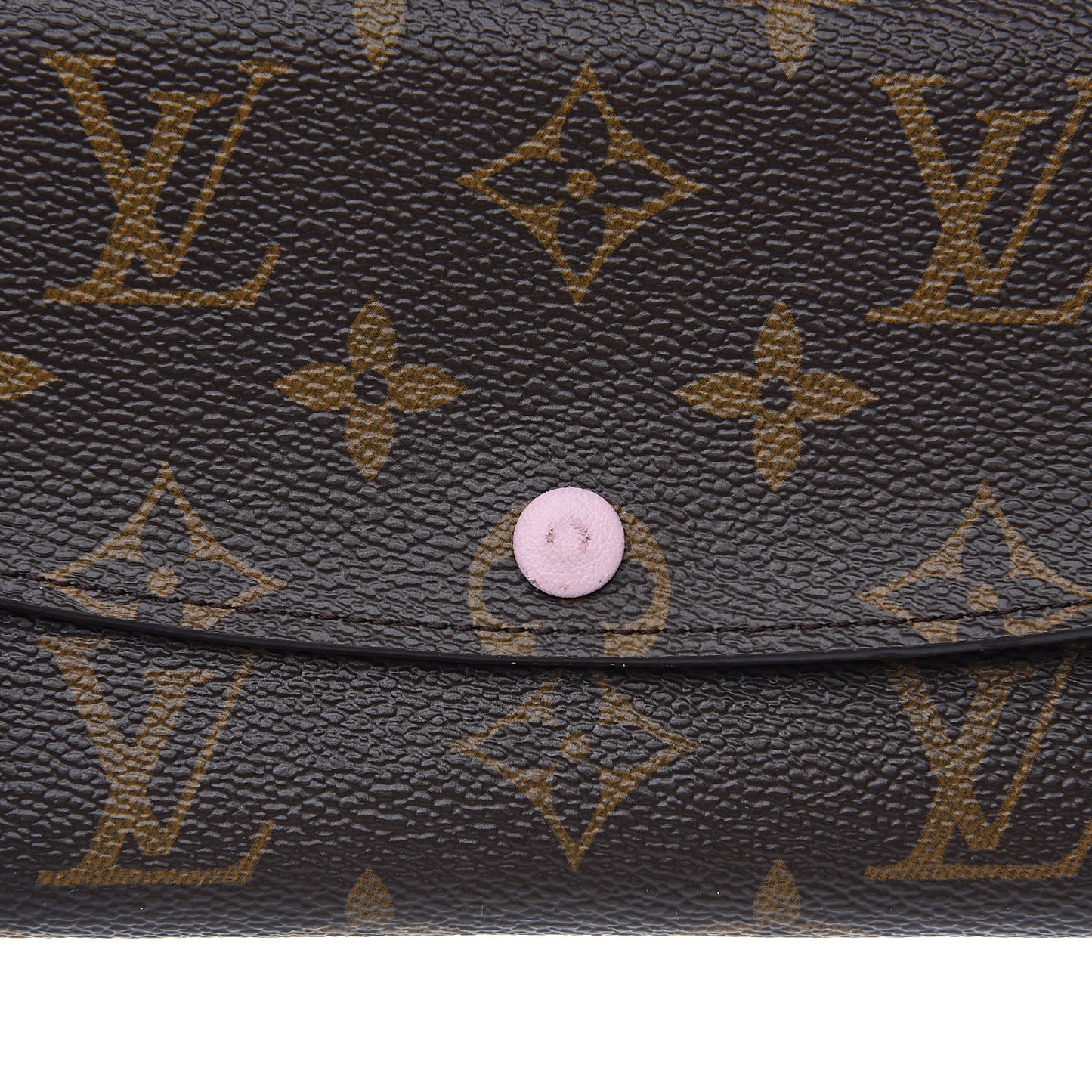Monogram Emilie Wallet Rose Ballerine