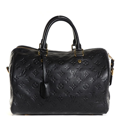 Louis Vuitton Empreinte Speedy Bandouliere 30 Black 1 of 7