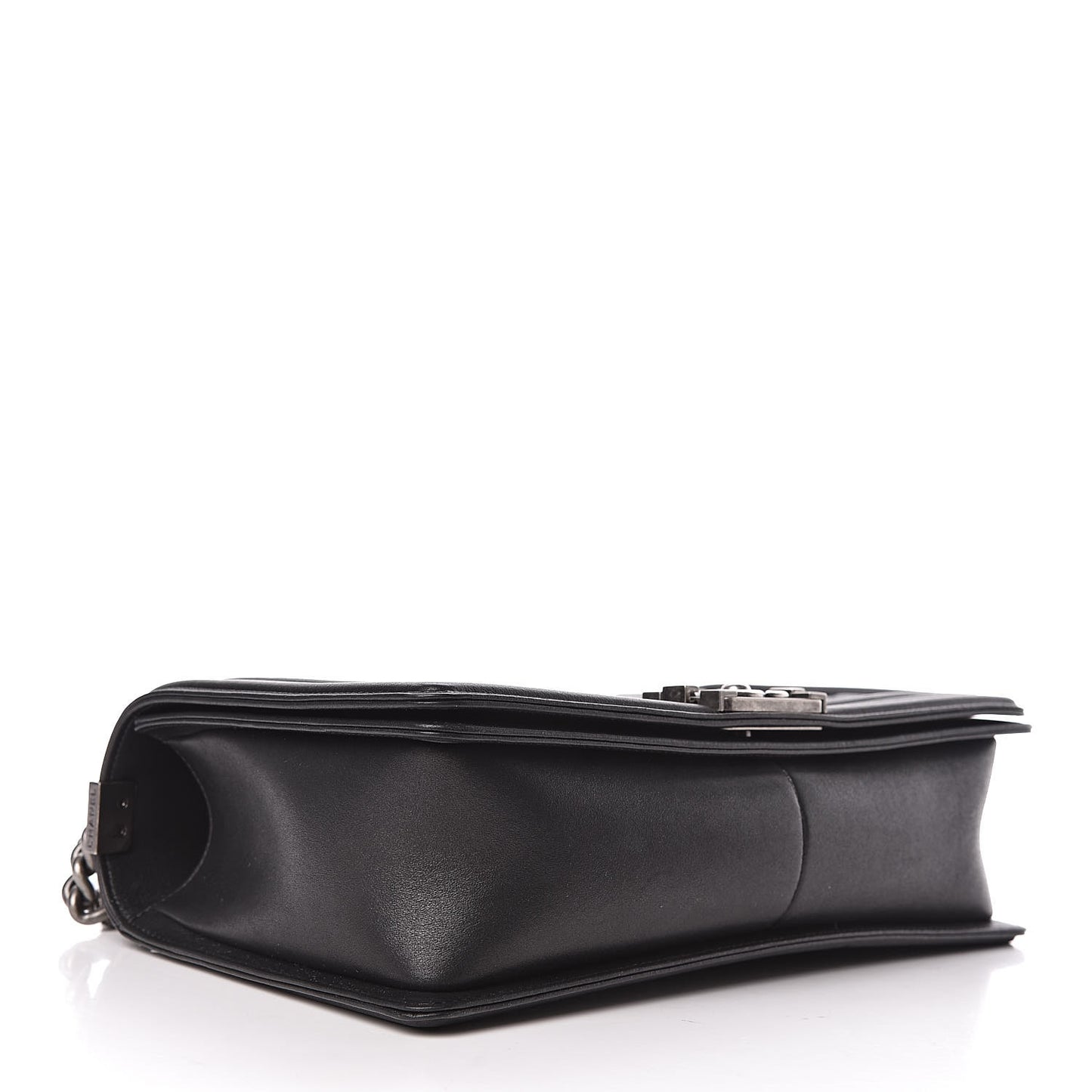 Calfskin Quilted New Medium Boy Flap Black