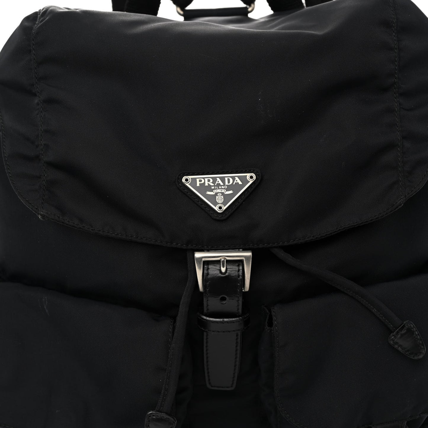 Nylon Vela Medium Backpack Black