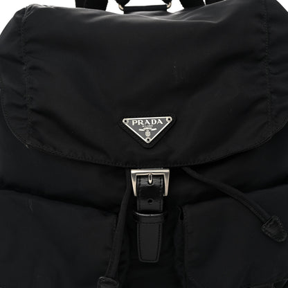 Prada Nylon Vela Medium Backpack Black 7 of 9