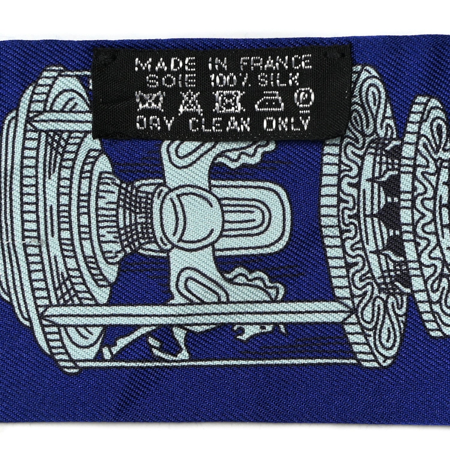 Hermes Silk Merveilleuses Lanternes Twilly Indigo Orange Bleu Glacier 5 of 5