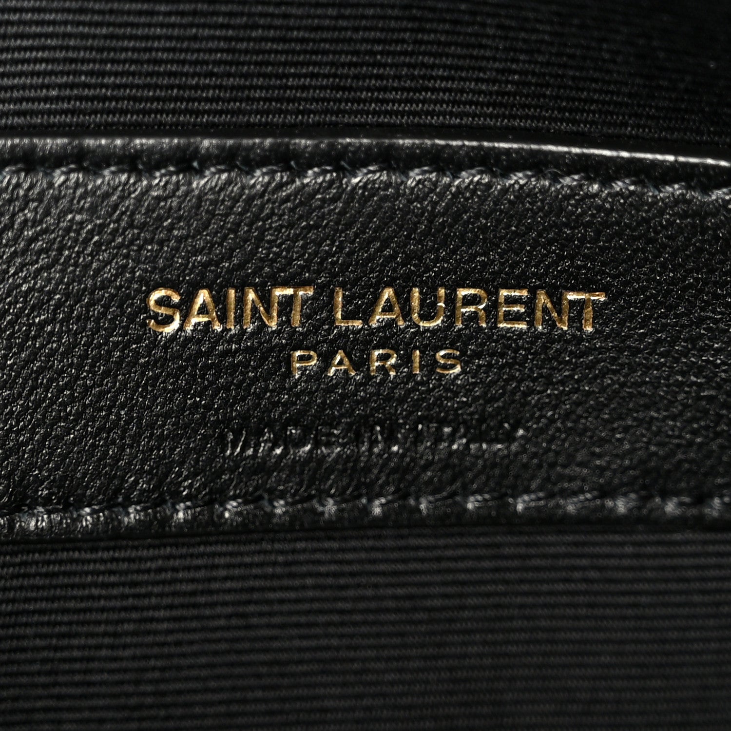 Saint Laurent Patent Calfskin Monogram Uptown Clutch Black 6 of 8