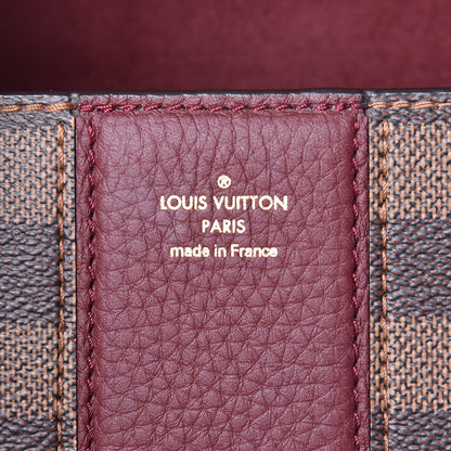 Louis Vuitton Damier Ebene Cuir Taurillon Wight Bordeaux 6 of 10