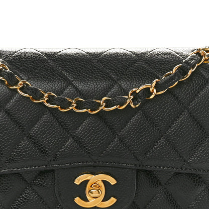 Chanel Caviar Quilted Small Double Flap Black 8 of 10