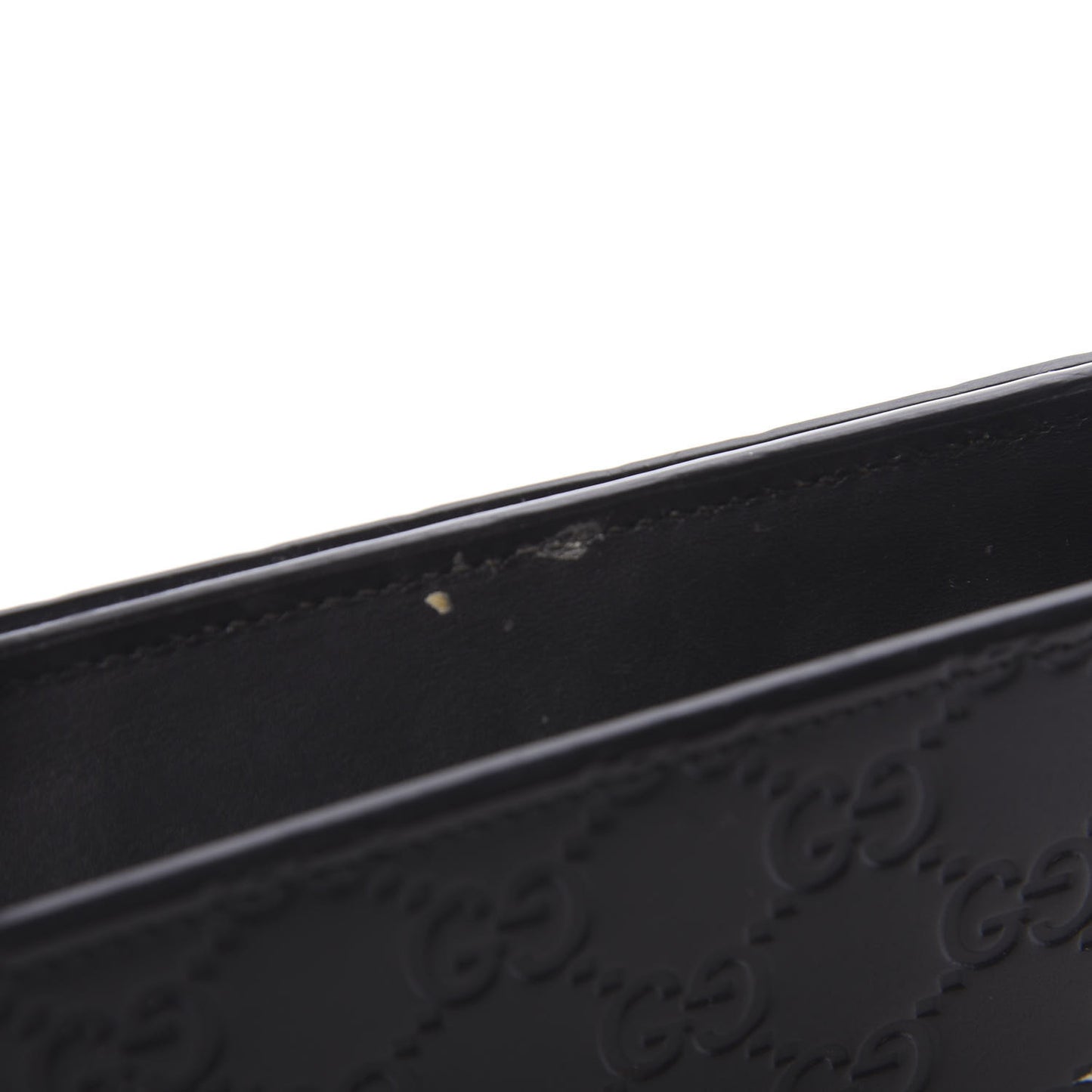 Guccissima Signature Bowy Chain Wallet Black