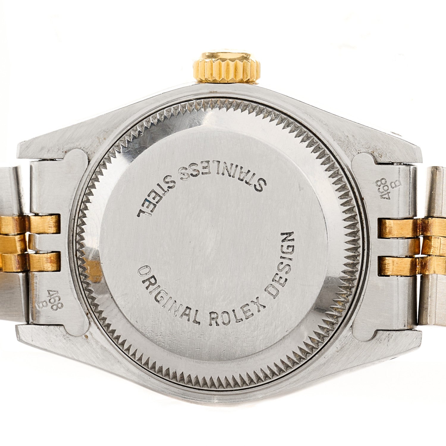 Rolex Stainless Steel 18K Yellow Gold 26mm Oyster Perpetual Datejust Watch Black Jubilee 69173 4 of 4