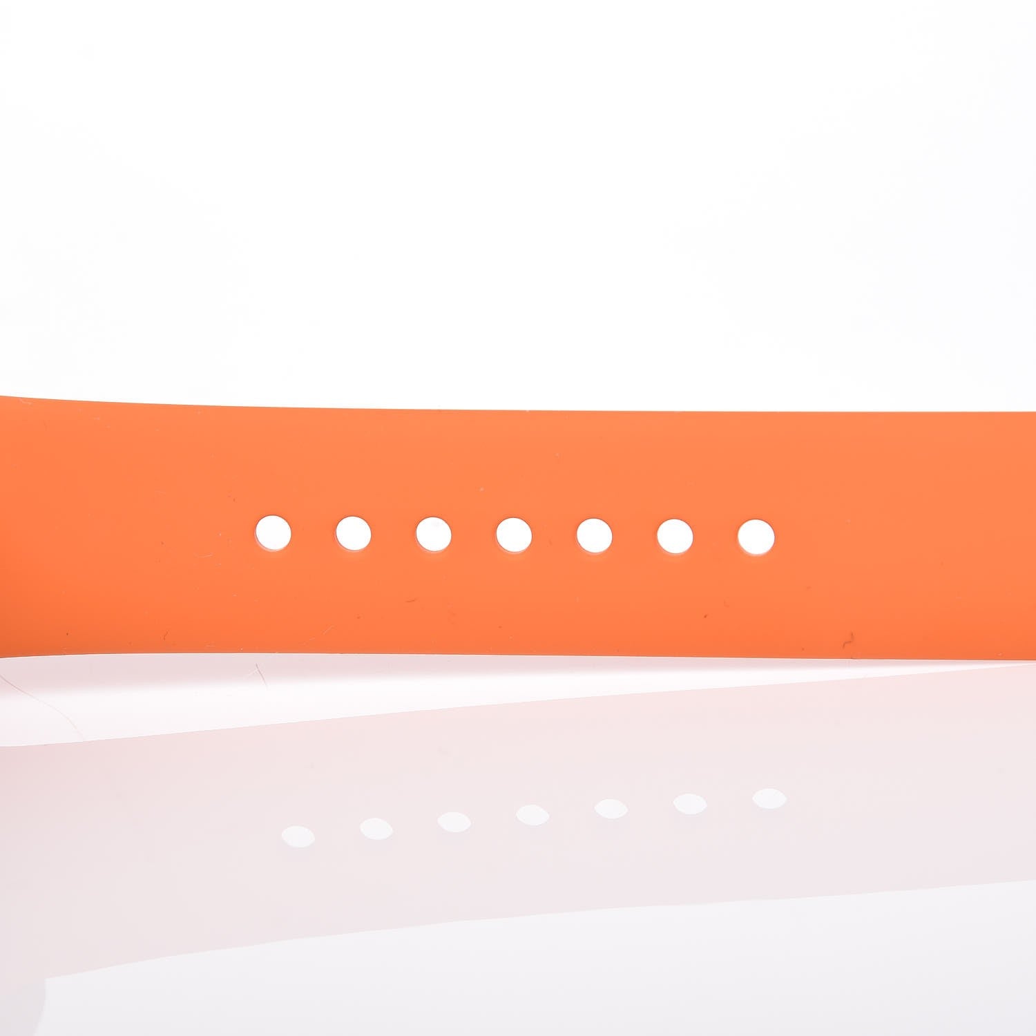 Hermes Silicone 38mm Apple Sports Watch Single Tour Band Orange 6 of 7