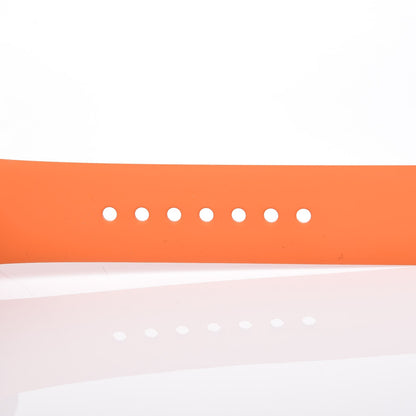 Hermes Silicone 38mm Apple Sports Watch Single Tour Band Orange 6 of 7