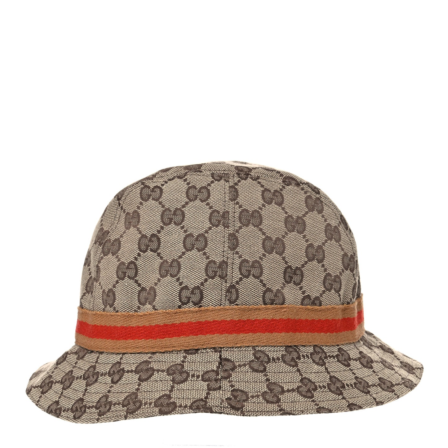 Monogram Web Bucket Hat M Brown